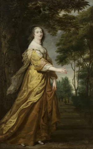 Portrait of Marie Louise Gonzaga Oil painting by Justus Van Egmont