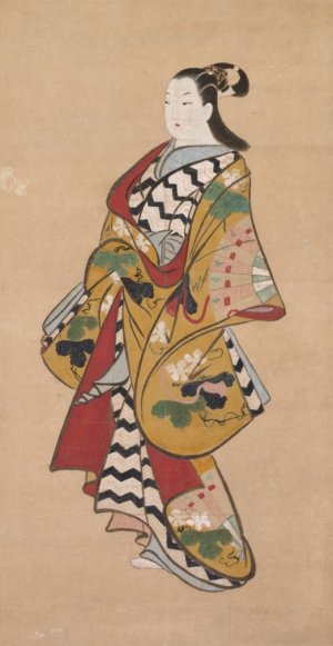 Courtesan by Kaigetsudo Ando Oil Painting
