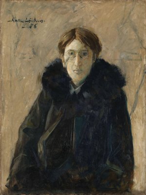 Portrait of the Actor B. K. by Kalle Lochen Oil Painting