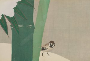 Bamboo in Snow by Kamisaka Sekka Oil Painting