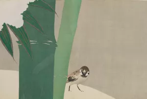 Bamboo in Snow by Kamisaka Sekka Oil Painting