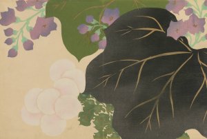 Chrysanthemum and Paulownia by Kamisaka Sekka Oil Painting