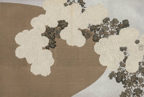 Chrysanthemums  by Kamisaka Sekka - Hand-Painted Oil Painting Reproduction