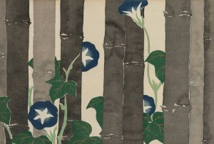 Morning Glories by Kamisaka Sekka Oil Painting