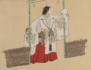 Nonomiya by Kamisaka Sekka Oil Painting