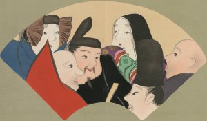 Six Poetic Immortals by Kamisaka Sekka Oil Painting