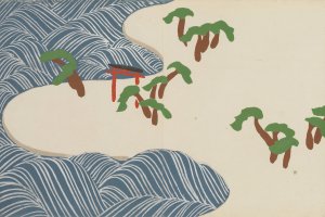 Suminoe by Kamisaka Sekka Oil Painting