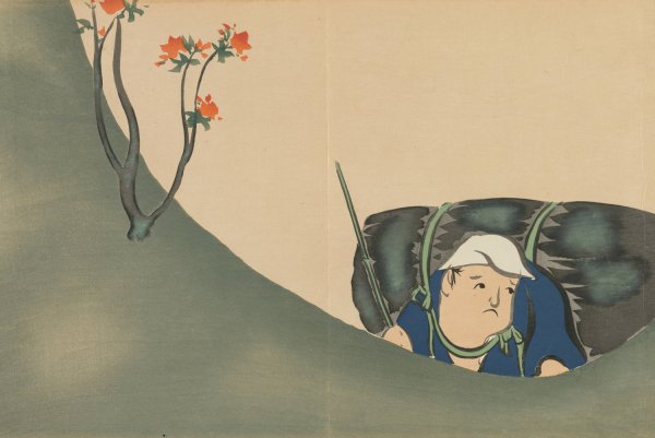 Woodcutter  by Kamisaka Sekka - Hand-Painted Oil Painting Reproduction