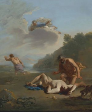 Cain And Abel by Karel Dujardin Oil Painting