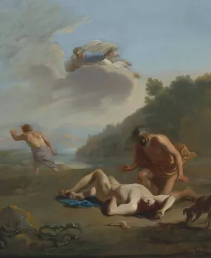 Cain And Abel by Karel Dujardin Oil Painting