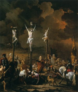 Calvary by Karel Dujardin Oil Painting