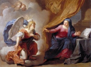 The Annunciation by Karel Dujardin Oil Painting