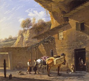 The Smithy by Karel Dujardin Oil Painting
