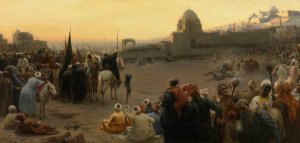 Fantasy in Egypt by Karel Ooms Oil Painting