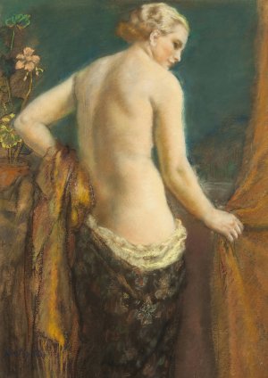Toilette by Karel Spillar Oil Painting