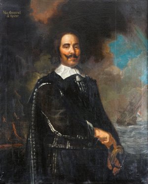 Michiel Adriaanszoon Reuter by Karel Van Mander III Oil Painting