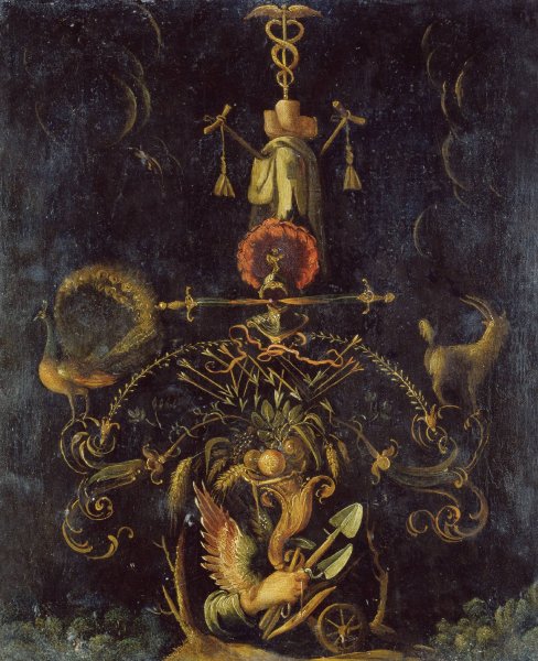 Emblematic Representation  by Karel Van Mander - Hand-Painted Oil Painting Reproduction