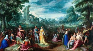 The Continence of Scipio by Karel Van Mander Oil Painting