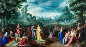 The Continence of Scipio by Karel Van Mander Oil Painting