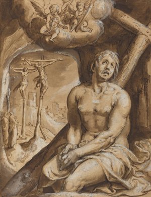 The Good Thief by Karel Van Mander Oil Painting