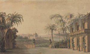 Turkish Stage Design by Karl Ferdinand Langhans Oil Painting