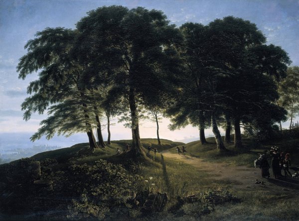 Morning  by Karl Friedrich Schinkel - Hand-Painted Oil Painting Reproduction