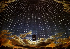 The Queen of the Night by Karl Friedrich Schinkel Oil Painting