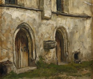 Studie aus Hall 1 by Karl Gebhardt Oil Painting