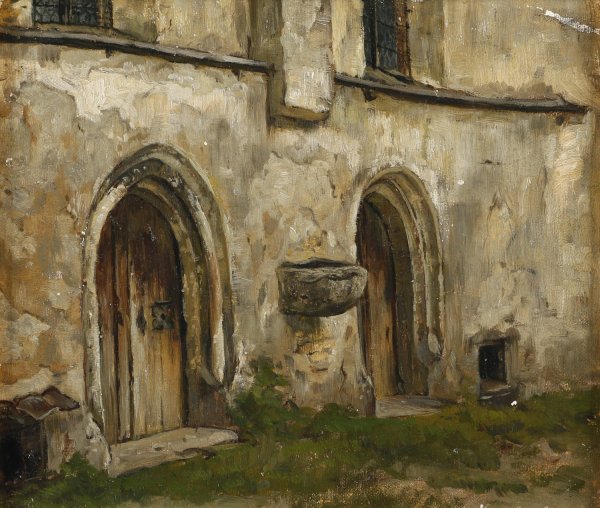 Main Product Photo of Studie aus Hall 1 Painting by Karl Gebhardt