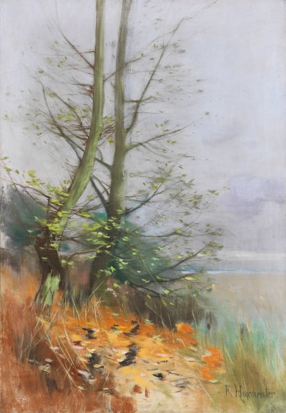 Herbst  by Karl Hagemeister - Hand-Painted Oil Painting Reproduction
