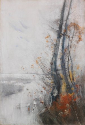 Markische Herbstlandschaft by Karl Hagemeister Oil Painting