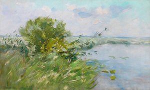 Markische Seenlandschaft by Karl Hagemeister Oil Painting