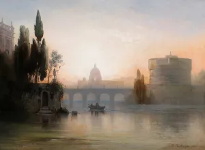 Roman Scene by Karl Heilmayer Oil Painting