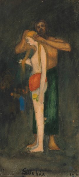 Sifs har by Karl Isakson Oil Painting