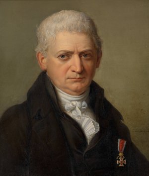Vinzenz Kern, Arzt und Universitatsprofessor in Wien by Karl Jakob Theodor Leybold Oil Painting