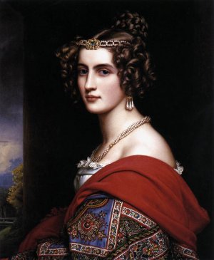 Amalie von Schintling Oil painting by Karl Joseph Stieler