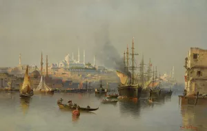 Constantinople by Karl Kaufmann Oil Painting
