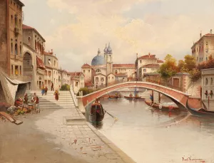 Venetian Motif II by Karl Kaufmann Oil Painting