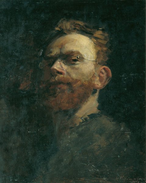 Main Product Photo of Selbstbildnis  Painting by Karl Kopping