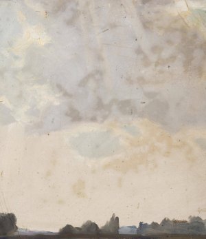 Study of Clouds II by Karl Maria Thuma Oil Painting