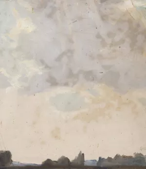 Study of Clouds II by Karl Maria Thuma Oil Painting