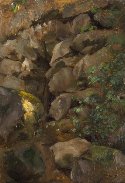 Main Product Photo of Study of Stones Painting by Karl Maria Thuma