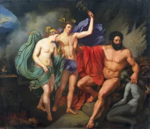Prometheus by Karl Mayer Oil Painting