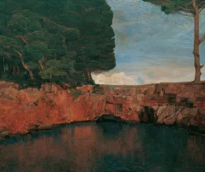 Einsamkeit by Karl Mediz Oil Painting