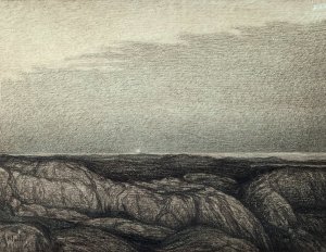 Evening at the Vantage Point by Karl Nordstrom Oil Painting