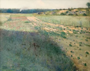 From Grez by Karl Nordstrom Oil Painting