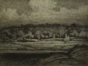 Landscape near Stockholm by Karl Nordstrom Oil Painting