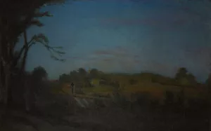 Summer Evening in Bellevue by Karl Nordstrom Oil Painting