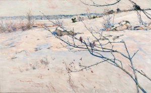 Winter Landscape by Karl Nordstrom Oil Painting
