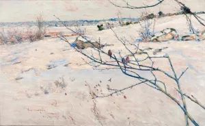 Winter Landscape by Karl Nordstrom Oil Painting